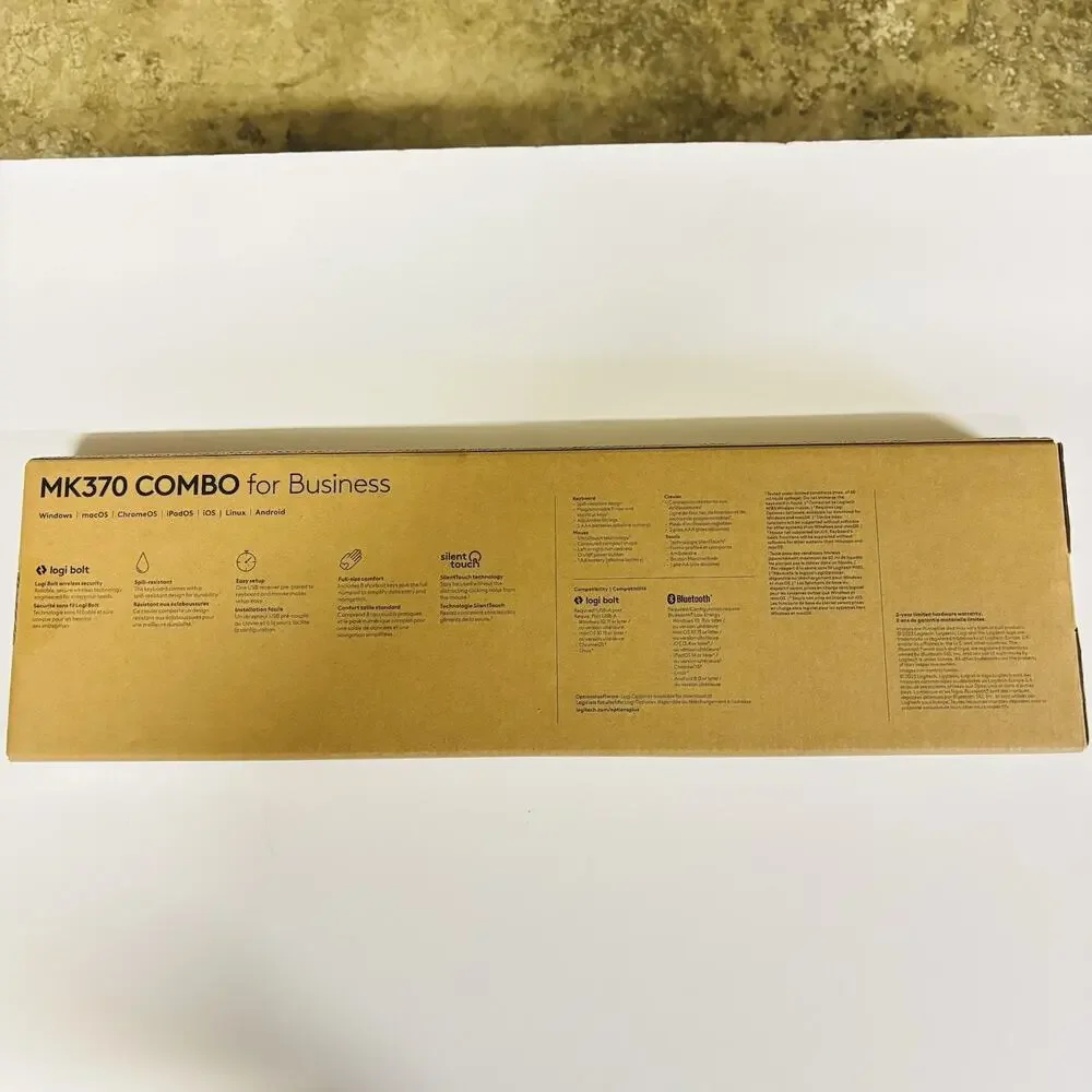 Logitech MK370 Combo for Business, Wireless Keyboard & Mouse, Logi Bolt USB. New